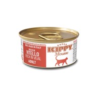KIPPY Hrana za mačke Cat Mousse Adult teletina, 85 g konzerva