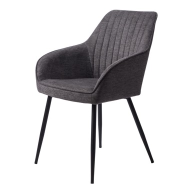 UNIQUE FURNITURE Tamno siva blagovaonska stolica Nolan