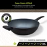 BE LIVING Wok tava Delight Black, 32 cm