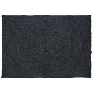 Tepih, dimenzije 240 × 340 cm, juta, tamnosiva