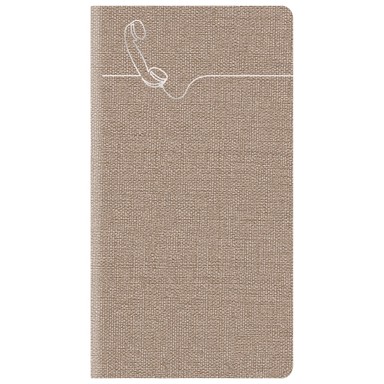 COLERE Adresar telefonski A–Z, 70 × 150 mm, boja pijeska (E44)