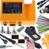 ROSFIX Stanica za lemljenje 2U1 Orange Husky OH660, 660 W, LED zaslon, hot-air i 900M, set za spajanje plastike