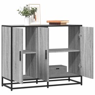 Komoda Siva Sonoma 94x35x76 cm Konstruirano drvo