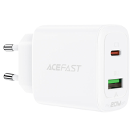 ACEFAST Punjač A25Pd, 20 W, USB-C+USB-A, dvostruki ulaz