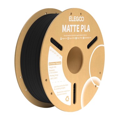 ELEGOO Filament za 3D printer PLA Matte, crna 