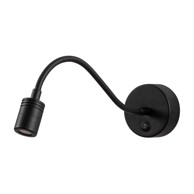 OPVIQ Crna LED zidna lampa Reading