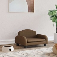 Krevet za pse od tkanine, 50 × 40 × 30 cm, smeđa  