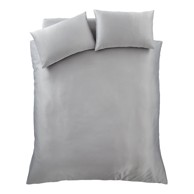 CATHERINE LANSFIELD Posteljina Silky Soft za bračni krevet 200x200 cm siva