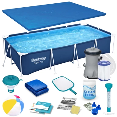 BESTWAY Okvirni bazen 400x211x81 cm, 15u1