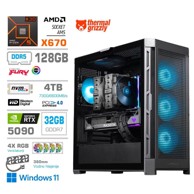 MEGA Gaming računalo TWR S11 / AMD Ryzen 9 9950X3D, 128GB, 4TB, RTX 5090, Windows 11 Home