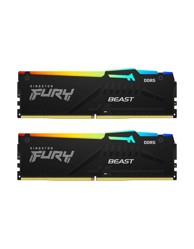 KINGSTON Memorija DDR5 32GB (2x16) 6000MHz FURY Beast RGB KF560C40BBAK2-32