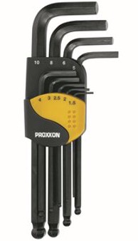 PROXXON Set imbus ključeva s kuglicom, 1.5–10 mm, 9 dijelova