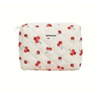 LIVEFY Kozmetička torba Cherry, bijela