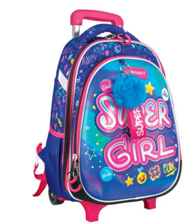 CONNECT Školski ruksak za kotačićima XT Super Girl 25