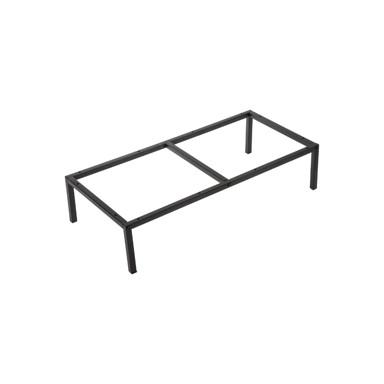 FIVE Nogice za police Modul 67,5x29x1,2 cm, metal crna