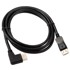 INLINE 8K (UHD-2) DisplayPort kabel, desno savijen, crni, 2 m 17152R