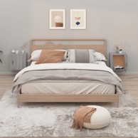 Zidni noćni ormarići 2 kom Boja sivog hrasta sonome 50x30x47 cm