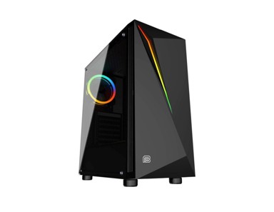 CRATOS Stolno računalo Glacier / Intel Core i5-12400F, 16 GB RAM, 1 TB SSD, NVIDIA GeForce RTX 5060 8 GB, FreeDOS