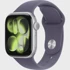 APPLE Watch Series 11, 42 mm, srebrni, aluminij, ljubičasta sportska narukvica, M/L