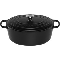 LE CREUSET Ovalni lonac od lijevanog željeza 33 cm, crni