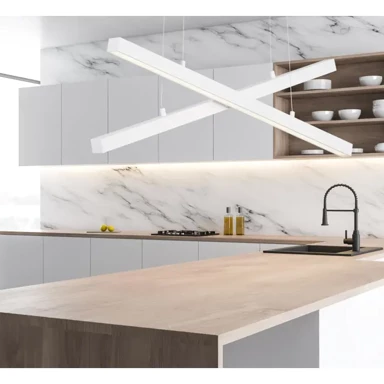 X-LINE NOVA LUCE Visilica NL9060910, LED, 40W, 1428 lm, 3000 K, dimabilna, IP20, bijela