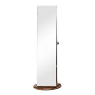 SONGMICS Ormarić za nakit 54,5 x 54,5 x 162 cm, smeđi
