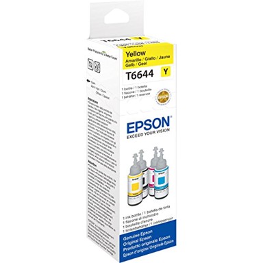 EPSON Tinta, T6644, original, žuta