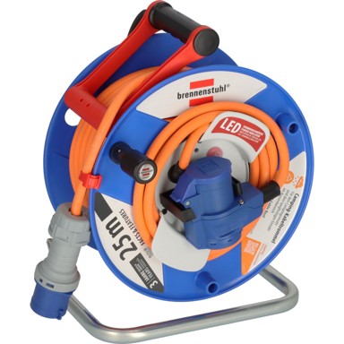 BRENNENSTUHL Produžni kabel Garant-G CEE 3 IP44 Camping 25 m, crni