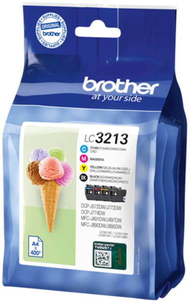 BROTHER Tinta za printer LC-3213 Value-Pack BK/C/M/Y