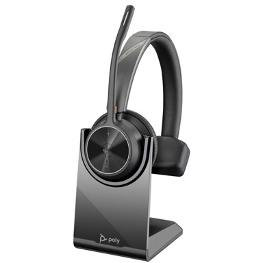 POLY Slušalice Voyager 4310 UC, bežične, USB-A, Bluetooth, postolje za punjenje, crne