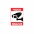 TECH TRADE Naljepnica A6 VIDEO NADZOR, prozirna