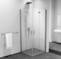 POLYSAN Tuš kabina ZOOM, pravokutna, 700 x 800 mm, kutni ulaz, krom