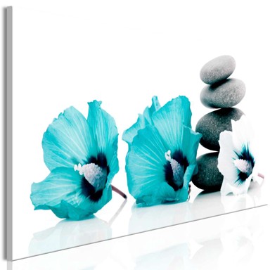 Slika Calm Mallow Narrow Turquoise 120x40