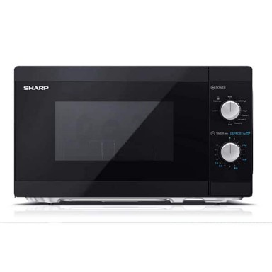 SHARP Mikrovalna pećnica YC-MG01E-B 20 lit, grill, analogna, crna