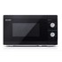 SHARP Mikrovalna pećnica YC-MG01E-B 20 lit, grill, analogna, crna