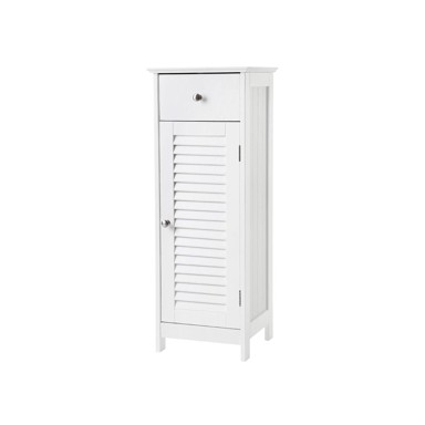 SONGMICS Kupaonski ormarić, 32 × 87 × 30 cm, bijela
