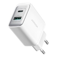 JOYROOM Zidni punjač TCF15 Dual-Port (USB-A + USB-C) 30W, bijeli