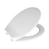 WENKO Bijelo sjedalo za toalet s lakim zatvaranjem Kos, 44 x 37 cm