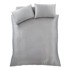 CATHERINE LANSFIELD Posteljina Silky Soft satenska za bračni krevet/za produženi krevet 230x220 cm siva