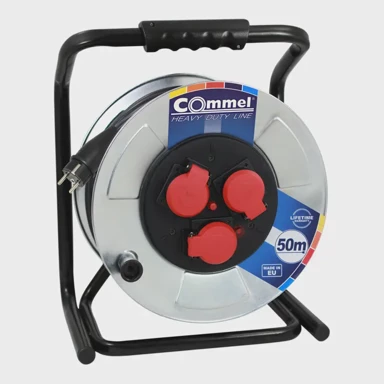 COMMEL 200-322 kabelska motalica na metalnom bubnju 280 mm, monofazna, 16 a 230 v ~ 350