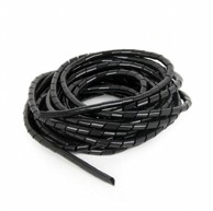 GEMBIRD Spiralna zaštita za kabele GEM-CM-WR1210-01, 10 m, crna