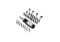 LAMPA Set odvijača s umetcima i nastavcima, 30 kom.