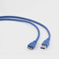 GEMBIRD Kabel Micro-USB CCP-mUSB3-AMBM-0.5M, plavi, 0.5m, USB 3.2 Gen 1, USB A na Micro-USB B