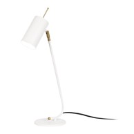 OPVIQ LIGHTS Bijela stolna lampa s metalnim sjenilom (visina 55 cm) Sivani 