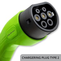 QOLTEC Mobilni punjač za električna vozila, Type 2, 11kW, 3 faze, CEE 5 PIN, LCD zaslon, prijenosni, Wallbox, 5m