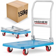 HIGHER Sklopiva transportna platformska kolica za skladište 150 kg