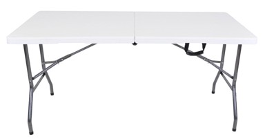 ROJAPLAST Stol, ugostiteljski, sklopivi, 152x70 cm, bijeli