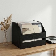 Kutija za vinilne albume, 38x30x29 cm, crni hrast