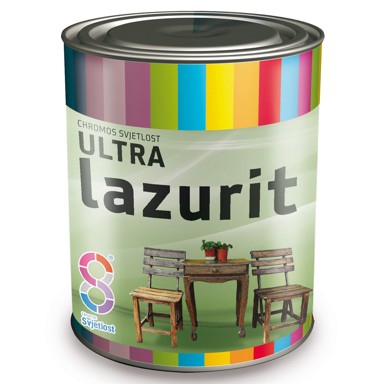 CHROMOS SVJETLOST Lazura za drvo LAZURIT BIJELI 0,75L