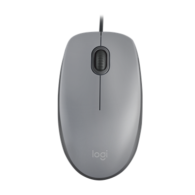 LOGITECH Miš M110 Silent, ambidekster, USB-A, optički, 1000 DPI